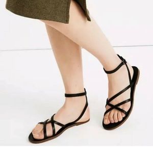 Madewell The Boardwalk Skinny Strap Sandal.